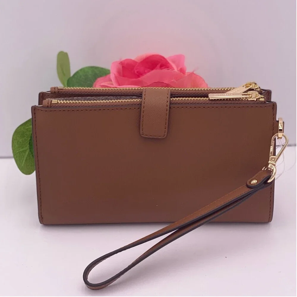 Michael Kors DoubleZip Wallet Wristlet Luggage